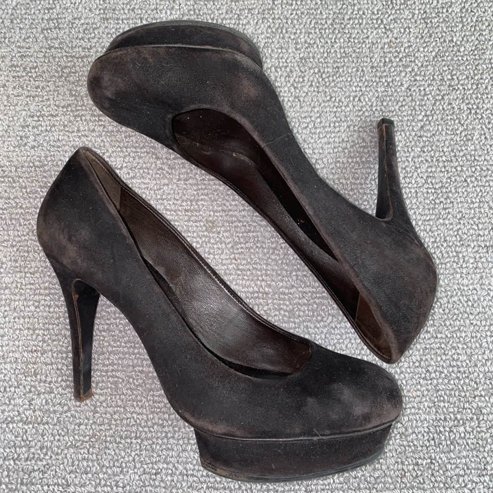 Tory Burch Suede Platform Pumps